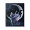 Stupell Industries Witch Relaxing Crescent Moon Canvas Wall Art